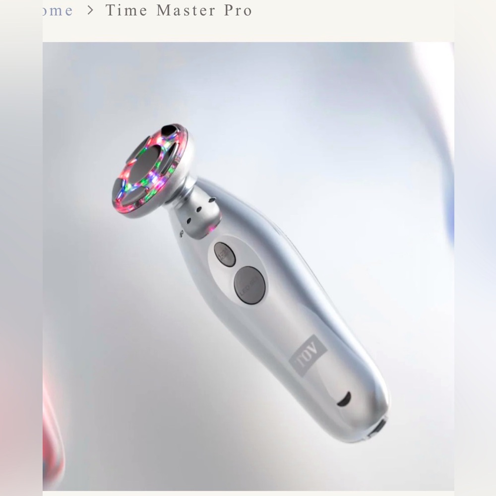 Silver Time Master Pro Ultrasound and LED handheld device-EUC! Works perfectly!